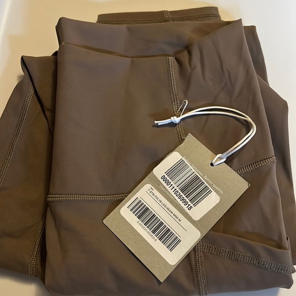 Everlane | High rise perform pocket taupe tan leggings size M new - Picture 3 of 4